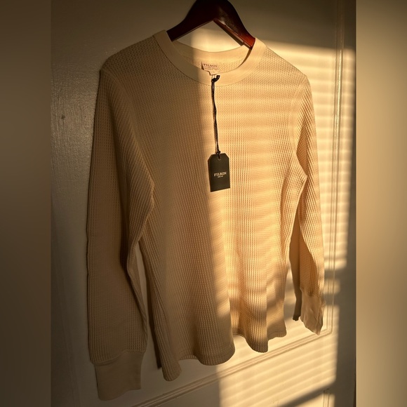 Filson Women’s Waffle Knit Thermal Crewneck - Picture 10 of 11